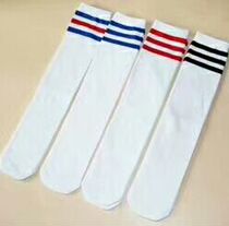 Childrens cheerleading performance clothes socks without stripes men and womens students Sports Games class team long football socks