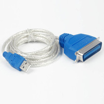 LTECH ZE388A USB1284 print cable Old printer pin conversion USB to parallel port printer cable