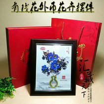 Rich flower world flower foreign currency selection Mural decoration Silver vase 1 gram coin collection bank gift