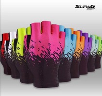 American Supacaz Daisy SupaG short finger gloves summer mens and womens breathable mountain road bike riding