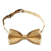 Childrens suit accessories Double bow tie Solid color bow