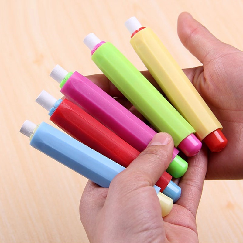 粉笔套教师专用手套 教师防粉笔灰神器 粉笔夹免脏手 自动 按