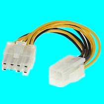 CPU power supply adapter cable 4p revolution 8p female power adapter 4p pin to 8p pin 4Pin power cord
