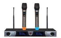 HTDZ Haitian HT-77A dual handheld wireless microphone UHF segment 200 channel frequency conversion K song host