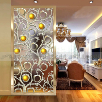 Jian Ou Art Glass Partition Porch Screen Modern Abstract Jane Europe Craftsmanship Three-dimensional carving frosted transparent double-sided