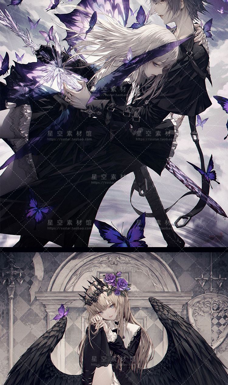 游戏原画资料韩国画师wanke唯美插画作品集视频教程p