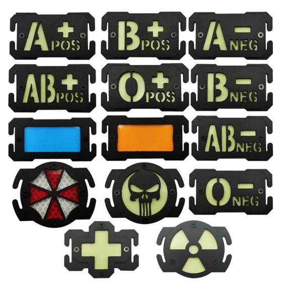 3d Punisher Morale Chapter Highlove MC Medical Cross Luminous 혈액형 Molle Tactical Amband Reflective Backpack 스티커 3d Punisher Morale Chapter Highlove MC Medical Cross Luminous 혈액형 Molle Tactical Amband Reflective Backpack 스티커