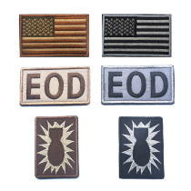 EOD Velcro American flag embroidery armband double-sided patch Stars and Stripes to send fur