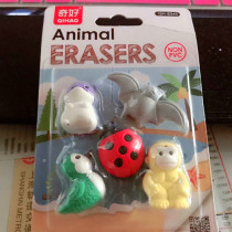 Bat duck monkey shape eraser stationery collection