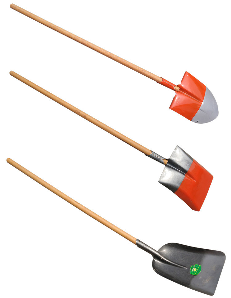 铁锹把 锄把铁锨平锹钢锹煤铲锹淬火洋锹铁锹锹带把锰钢方尖圆防