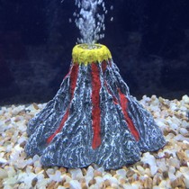 Fish tank decorations small ornaments aerobic landscaping size number simulation fake volcanic rock crater resin stone