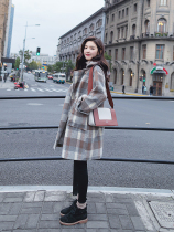 Lecea Alice Mao Covegirl 2023 Winter New England temperament medium and long plastic coat