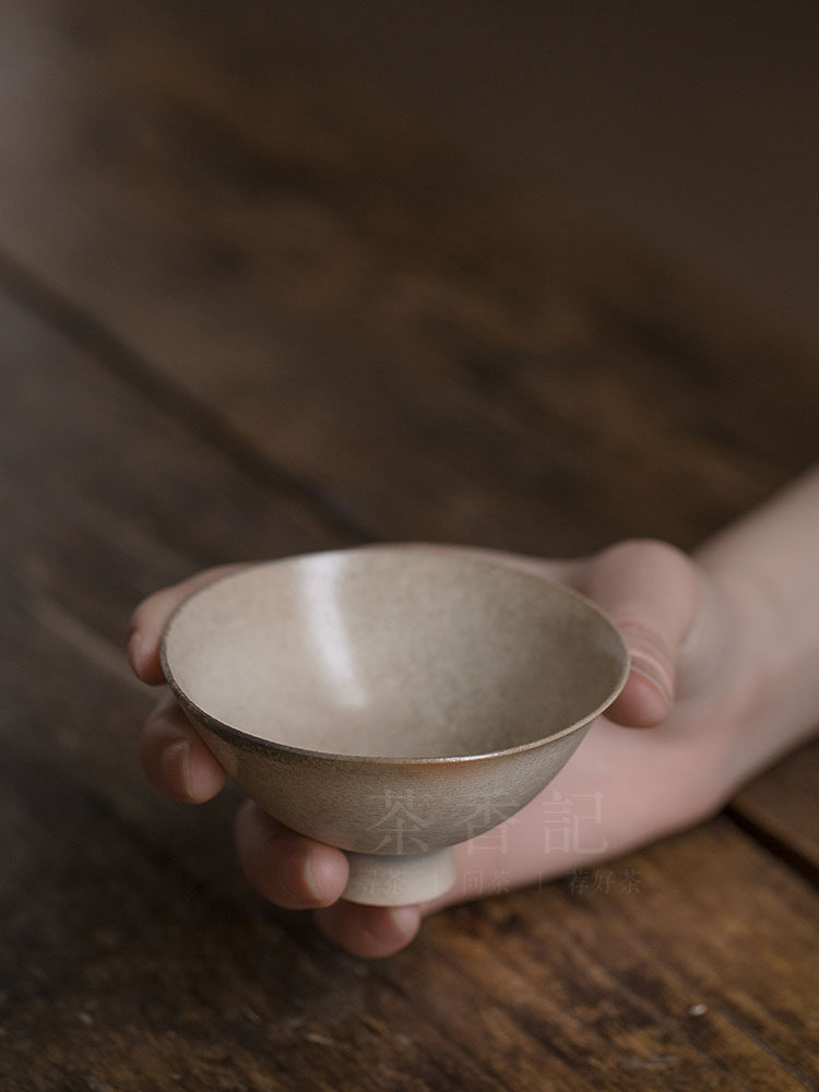 茶香记 柴烧个人杯 柴烧 品茗杯 主人杯 功夫茶具 茶杯
