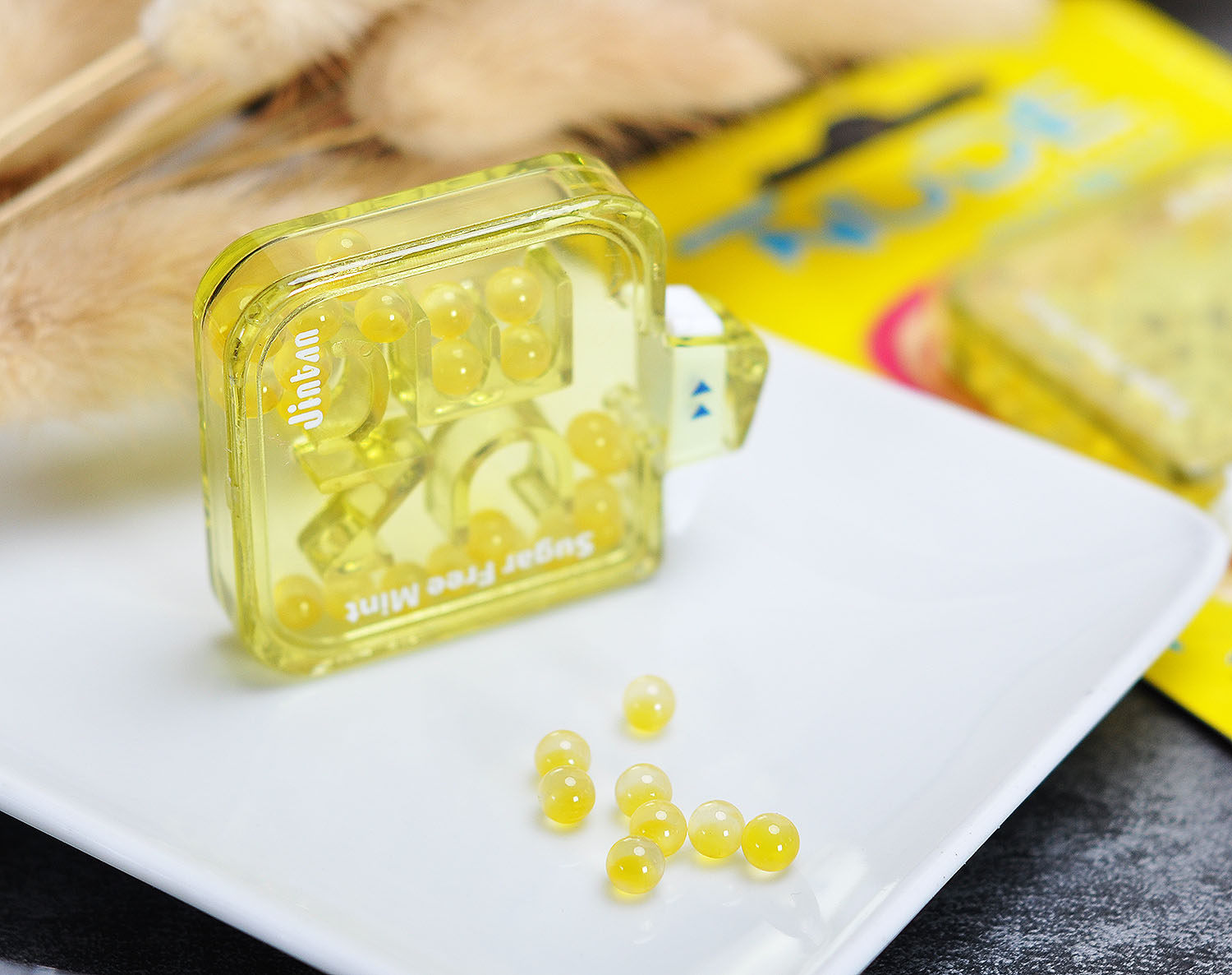 泰国jintan nude 爆珠无糖口香糖 清新口气糖果进口零食30颗