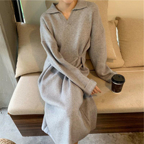 Autumn Winter Clothing 2021 New Gestational Women Dress Nets Red Ocean Clothing Sweater Dresses Long Dresses Dresses Outwear Dress Dresses