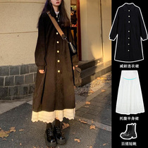 2022 Spring new gestation women dress the ocean Hair with a loose dress and dresses dresses out for two suits