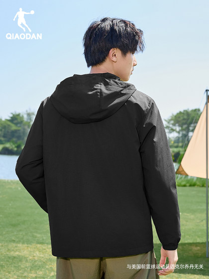 Jordan Woven Windbreaker 남자 2025 가을 새 야외 스포츠 사이클링 바람 방전 물 뿌리는 충전 후드 재킷 Jordan Woven Windbreaker 남자 2025 가을 새 야외 스포츠 사이클링 바람 방전 물 뿌리는 충전 후드 재킷