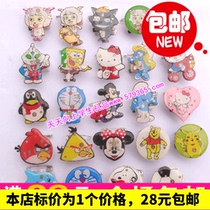 Cartoon glitter brooch glowing badge stalls glitter brooch toys 2021 love Christmas decorations New Year
