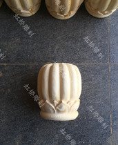 Ancient Jianyuan forest wood carving decoration solid wood hanging column Hanging melon hanging lotus column hanging flower column Lotus stigma