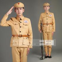 Liberation War costume Peng Dehuai Chinese Peoples Volunteer Army Eighth Route Army Red Army costume Stage film and television costume photography