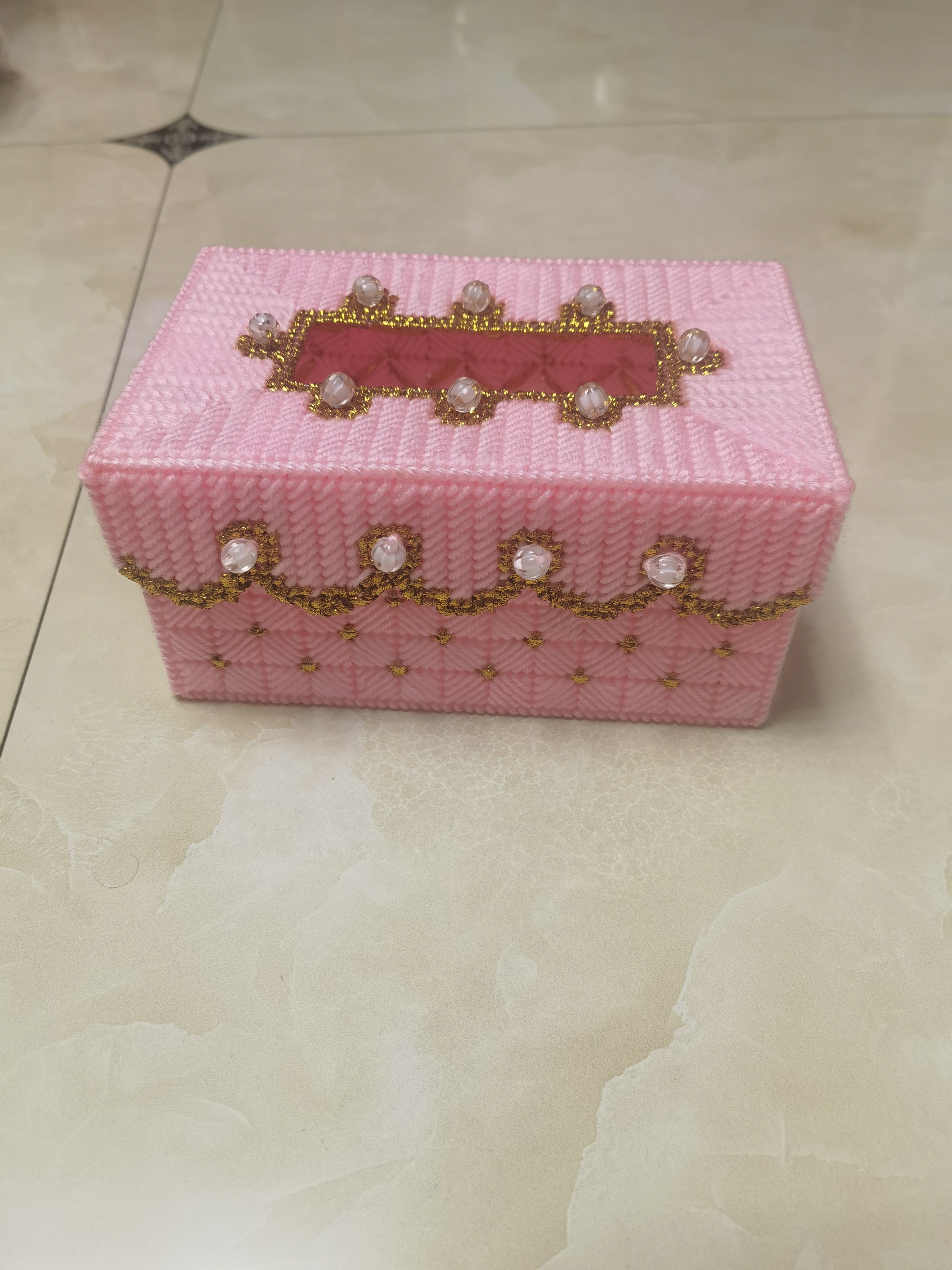 立体绣3d十字绣免裁剪抽纸盒客厅纸抽盒毛线绣新款品纸巾盒刺绣