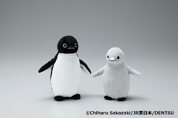 日本jr西瓜卡吉祥物suica 沙雕企鹅周边 毛绒公仔set