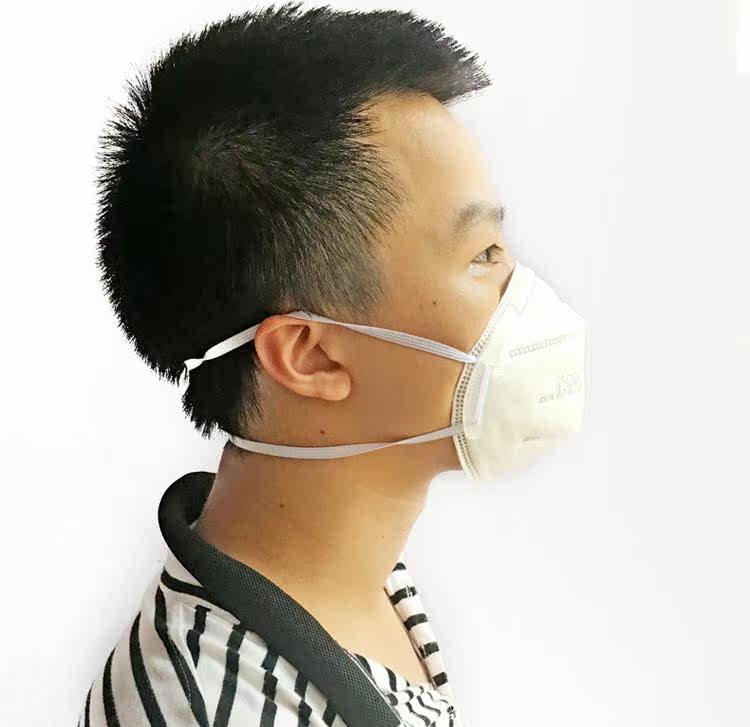 20只包邮 朝美6002a-3职业型防尘口罩折叠式比3m9002合适带阀_不打折