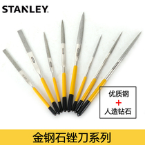 Stanley File Set Diamond Steel File Metal Mini Half Round Flat Head Alloy King Fine File