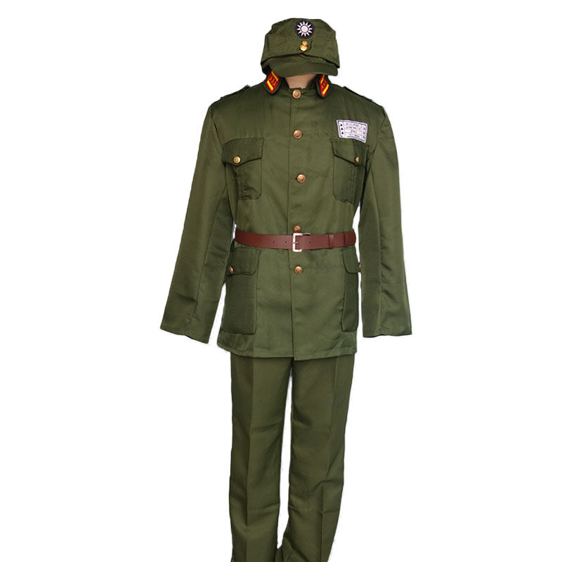 国民军演出服党士兵军官协军川军晋绥军民国服装出租