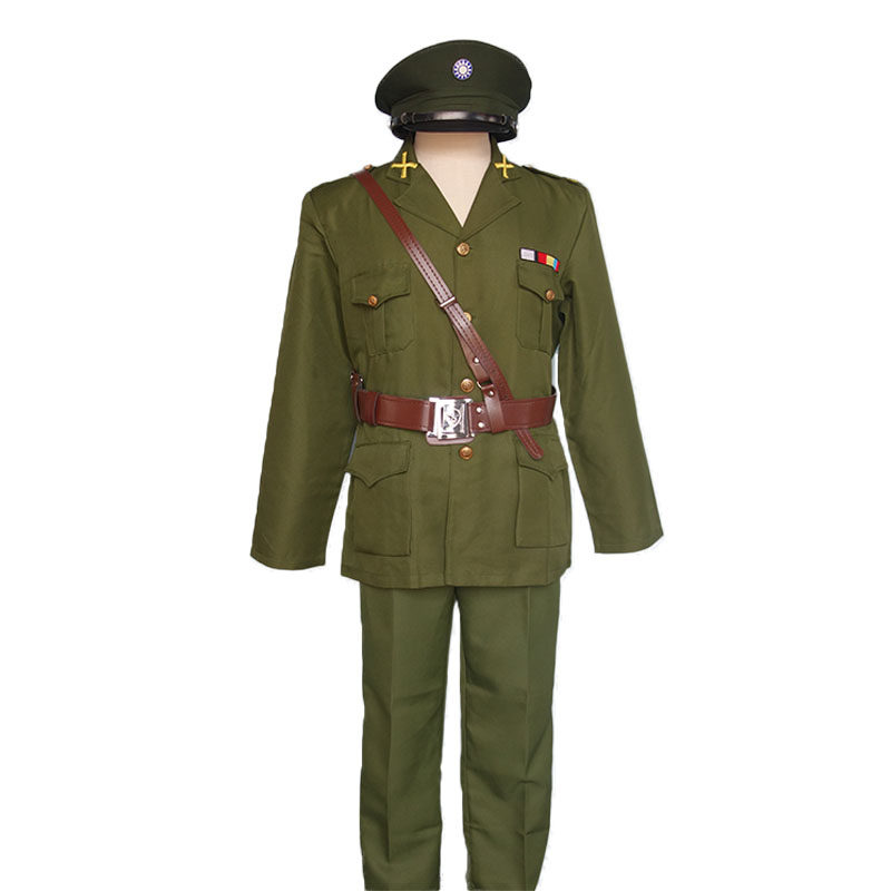 国民军演出服党士兵军官协军川军晋绥军民国服装出租