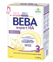 New version of Nestlé BEBA HA 3 segment of semi-hydrolysis moderate hydrolysis infant formula 550G