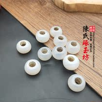 Agate pearl small cask pearl Buddha bead bracelet accessories pendant with beads candida round beads DIY handmade accessories