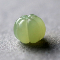 Natural Xinjiang Hetian Jade pumpkin beads scattered beads Topaz single beads Wenplay Buddha beads accessories diy bracelet with beads