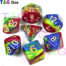 TG Water Magic Color New Series Dice Ksuru COC Table Tour Group Big Dice Multi-faceted Creative Customize Big Screen