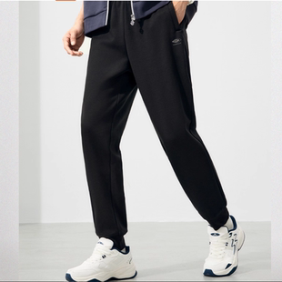 361运动裤加绒裤男2025秋季针织绒里长裤直筒加绒休闲裤运动裤男