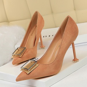 0755-8 European and American fashion female sexy high-heeled shoes high heel with shallow mouth tines nightclub show thi