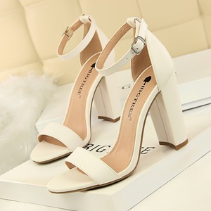 In the summer of 0509-1 designer shoes high-heeled shoes in Europe and the contracted thick with ultra-high with sexy cl
