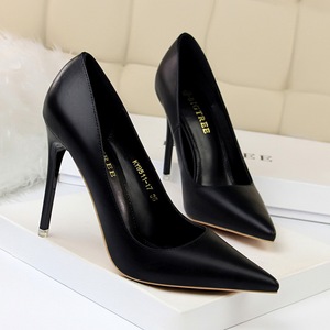 9511-17 han edition fashion simple show thin high heels for women's shoes with ultra fine with shallow mouth pointe