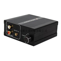 Unbalanced to balanced two-channel independent processing audio converter Lotus or 3 5 to Kanon dual-channel