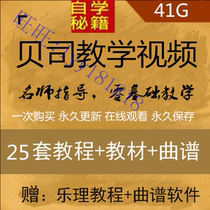 Electric bass video tutorial bass teaching bass bass self-study introduction high-definition course teaching materials