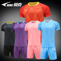 Sharp Football Suit Customised Suit Mens Team Jersey New Short Sleeve Breathable Light Board Rick Jersey Sportswear Sportswear