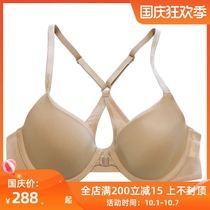 American counter ck underwear sexy mesh thin cross back front buckle comfortable thin bra QP1430