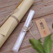 Chinese style retro tea longan dried flower tea seafood dry goods ancient taste literary creative packaging Kraft paper tag