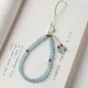 크리스탈 휴대폰 끈 작은 신선한 짧은 손목 밧줄 펜던트 여성 천연 chalcedony 마노 팔찌 매달린 장식 크리스탈 휴대폰 끈 작은 신선한 짧은 손목 밧줄 펜던트 여성 천연 chalcedony 마노 팔찌 매달린 장식