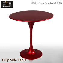 Chu Sen Furniture Side Table Tulip coffee table Simple modern designer creative round edge few