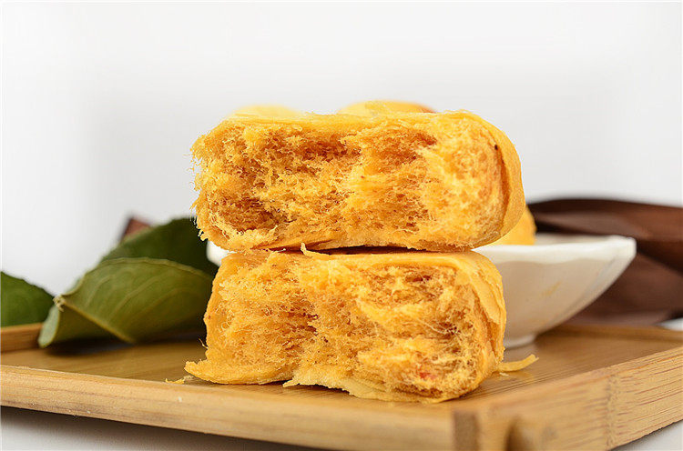 乐肴盒装肉松酥饼210g香葱味原味香辣味1x20