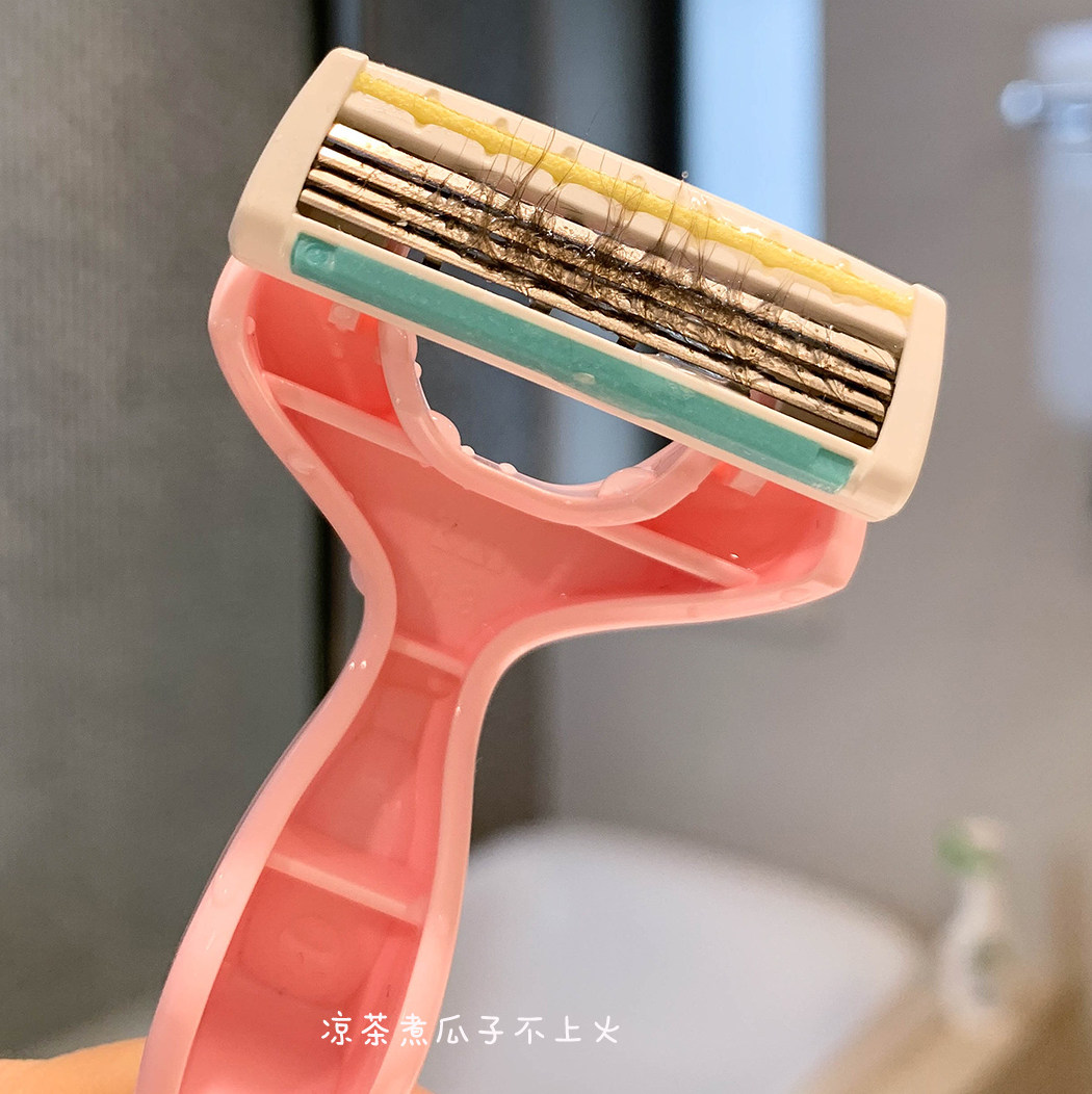 贝印剃毛刀腋下私处日本kai女士4刀刃刮毛刀除毛刀灵活好用