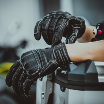 Alien Snail All Season Motorcycle Gloves Male Retro Gloves Goat Leather Locomotive Gloves Anti-Fall Windproof Rider Gloves