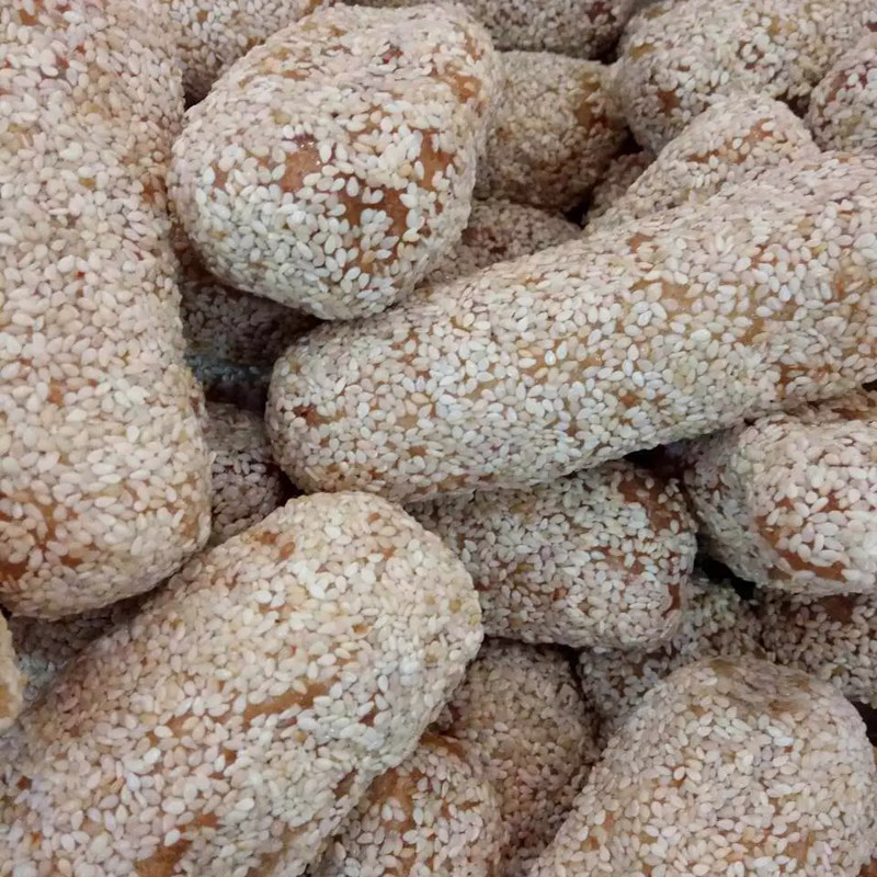 麻枣安徽特产传统手工糕点麻枣子大京果大金果大油枣500g两件包邮