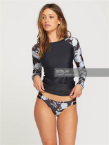 VOLCOM SURF SUNSCREEN NOIR U SURE LONG SLEEVE RASHGUARD UPF50plus